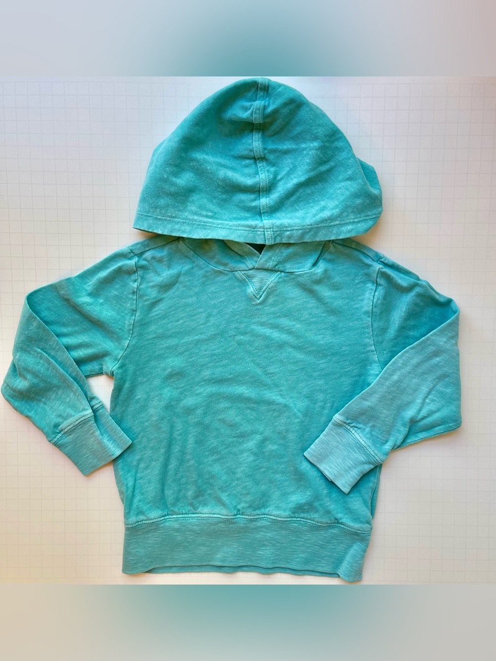 Crewcuts Turquoise Kids Lightweight Hoodie Sweatshirt